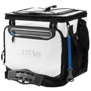 Titan Deep Freeze 26qt Hardwall Collapsible Cooler - White