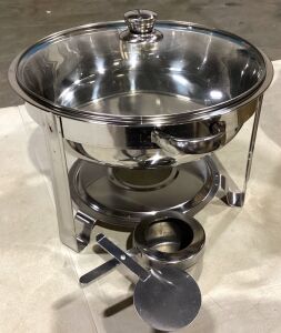 4qt Round Chafer with Glass Lid