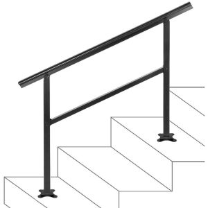 Height-Adjustable Aluminum Handrail