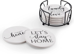 Set of 6 Absorbent Drink Coasters