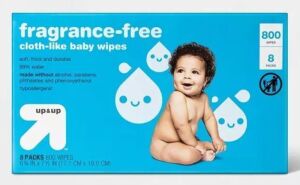 800-count Fragrance-Free Cloth-Like Baby Wipes