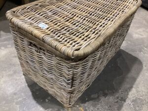 Wicker Laundry Storage Bin