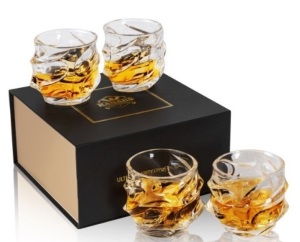 4pc Whiskey Glass Set