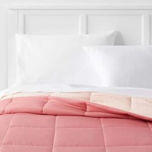 Reversible Microfiber Solid Comforter - Twin/Twin Extra Long Size