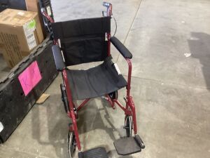 Wheelchair - Maroon/Black