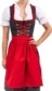Bavarian Dirndl Dress 3pcs Set, 12