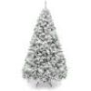 4.5'&nbsp;Premium Snow Flocked Artificial Pine Christmas Tree w/ Foldable Metal Base