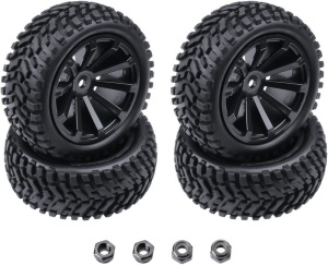 Rubber RC Car Tires & Wheel Rims