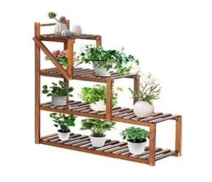 TOOCA 3-Tier Corner Plant Flower Pot Stand