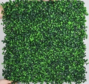 10 Squares Faux Clover Greenery Backdrop Panels