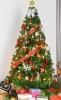 6 Ft Green Pvc Artificial Christmas Tree