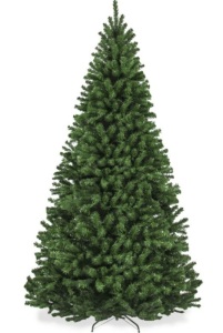 Premium Artificial Spruce Christmas Tree w/ Foldable Metal Base, 6ft