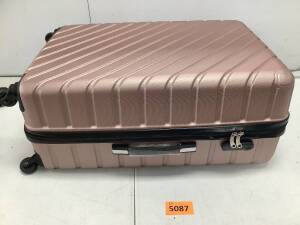 Set of 4 Pink Suitcases