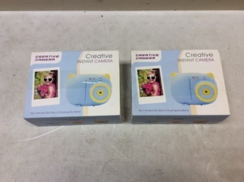 Lot of (2) Creative Instant Cameras, Pink - New&nbsp;