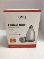 White Bmq 8W Fantasy Bulb With App Remote Control, E-Commerce Return, Untested