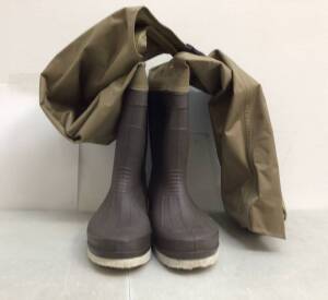 Mens Felt Sole Hip Waders, Size 9R