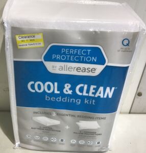 Perfect Protection Cool & Clean Bedding Kit - Queen Size