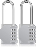 ZHEGE Long Shackle Padlock 2 Pack