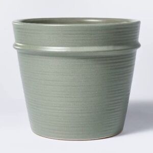 9"x10.5" Threshold Planter - Stone Gray