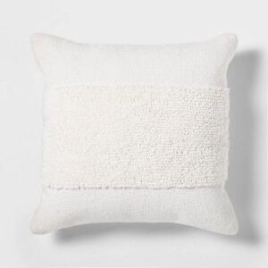 Lot of (2) 18"x18" Modern Tufted Square Throw Pillows