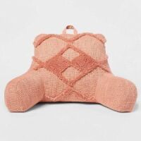Tufted Textured Bed Rest Pillow - Terracotta