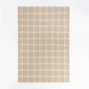 7'x10' Cottonwood Plaid Wool/Cotton Area Rug