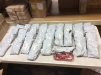 Lot of (34) Red Leashes - New&nbsp;