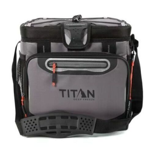 Lot of (2) Titan Deep Freeze 16qt Zipperless Hardbody Coolers