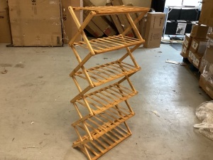 Folding 6-Tier Shoe Rack