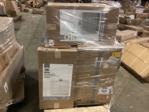 Pallet of Uninspected Bathroom Vanities