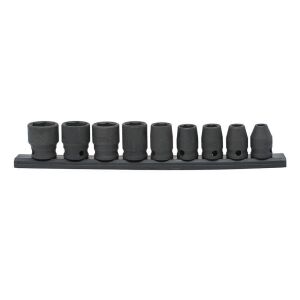 Husky 9-Piece 3/8" Drive Standard SAE Impact Socket Set