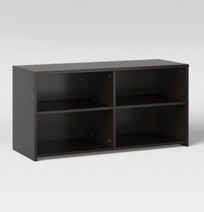 Black Storage TV Stand for TVs up to 43"