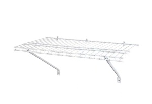 Lot of (3) Closetmaid Ventilated Wire Shelf Steel Closet System Kit, 3' 12" D x 36" W x 12" H