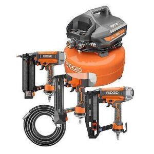 Ridgid 6 Gal Air Compressor and 3-Tool Combo Kit