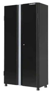 36" Steel Storage Cabinet - Black