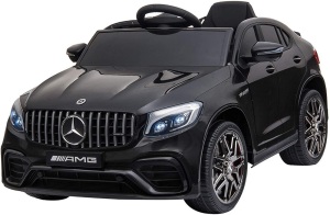 12V Ride On Mercedes Benz AMG GLC63S Coupe, Black - Appears New  