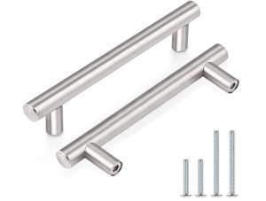 Probrico 30 Pack T Bar Cabinet Pulls  3-3/4" Hole Centers, 6" Length