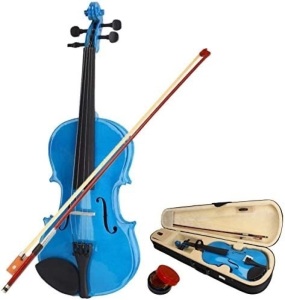 Full Size 4/4 Acoustic Beginner Violin Set with Carrying Case, Bow and Rosin