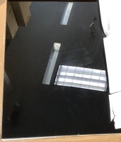 Black Glass Top Coffee Table