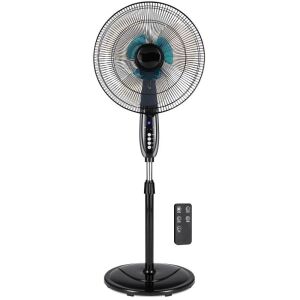 16in Oscillating Pedestal Fan w/ Timer, Double Blades, Remote Control