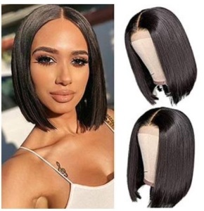 Winky Cool Human Hair Bob Wig