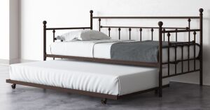 Marina Twin Daybed and Trundle Set - Bronze