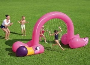 H2OGo! Jumbo Flamingo Inflatable Sprinkler Arch