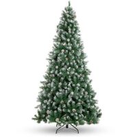 6'&nbsp;Pre-Decorated Christmas Tree w/ Pine Cones, Flocked Branch Tips