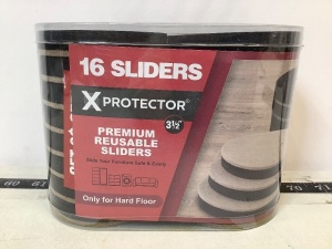 16pk Hard Floor Furniture Sliders