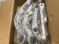 Topicksap - New 4pc Front Lower Forward & Rearward Control Arms w/Ball Joints Kit for Infiniti G35 Nissan 350Z 2003-2004 2dr Coupe RWD - Appears New