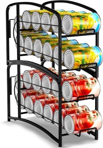 Stackable Beverage/ Food Can Dispenser Racks