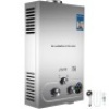 VEVOR&nbsp;16L Tankless Wall Mounted Propane Water Heater 4.3GPM Stainless Steel&nbsp;with Shower Head Kit - Appears New&nbsp;