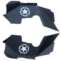 Steel Front Inner Fender Liner Flares Offroad Fit Jeep Wrangler 2007-2018 - Appears New&nbsp;