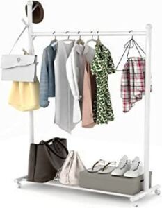 Portable Clothes Rack - White